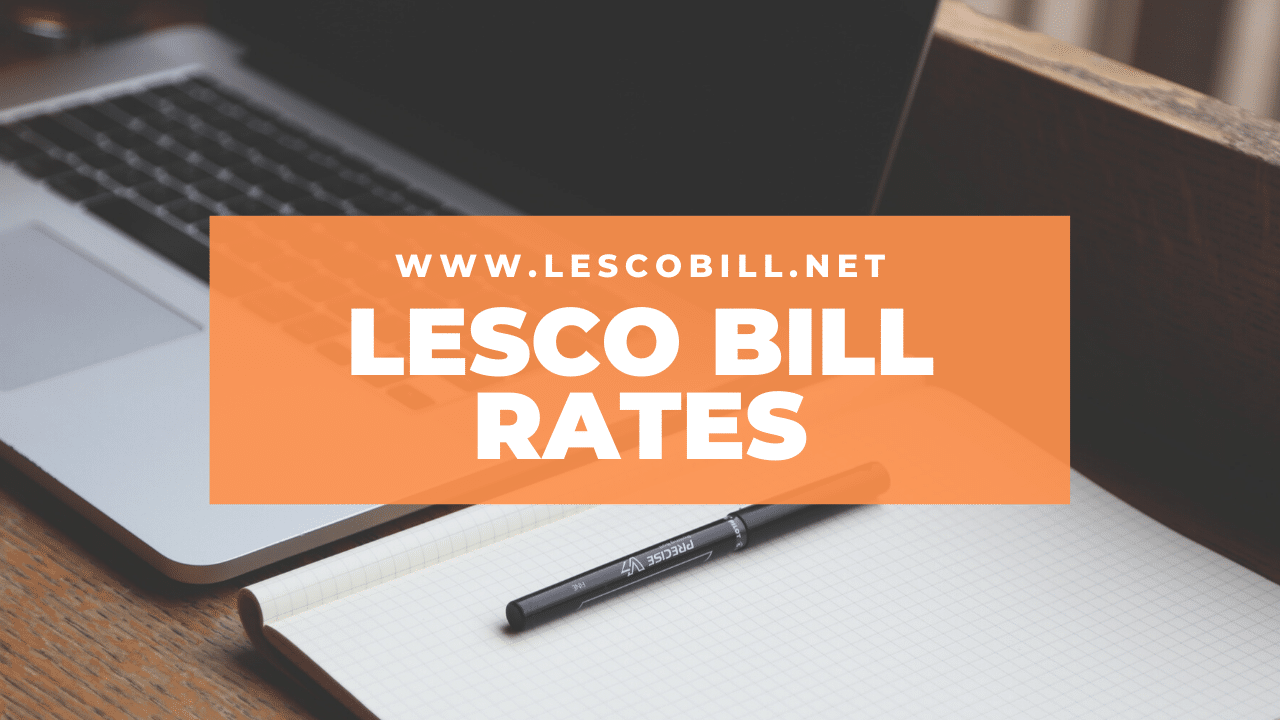 Lesco Bill Unit Rates
