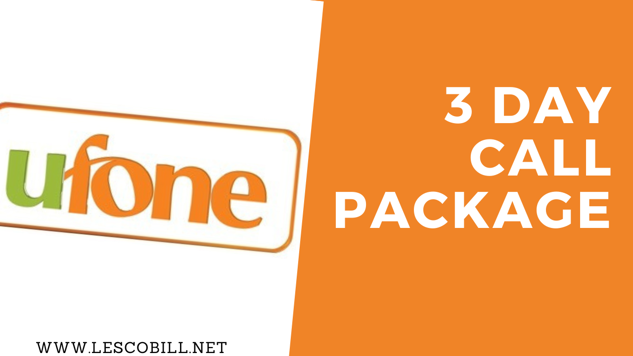 Ufone 3 Day Call Package