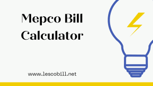 Mepco Bill Calculator