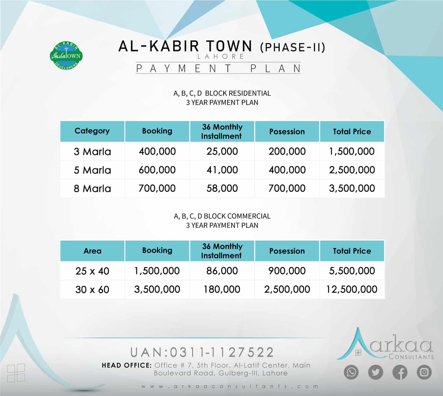 al kabir orchard payment plan