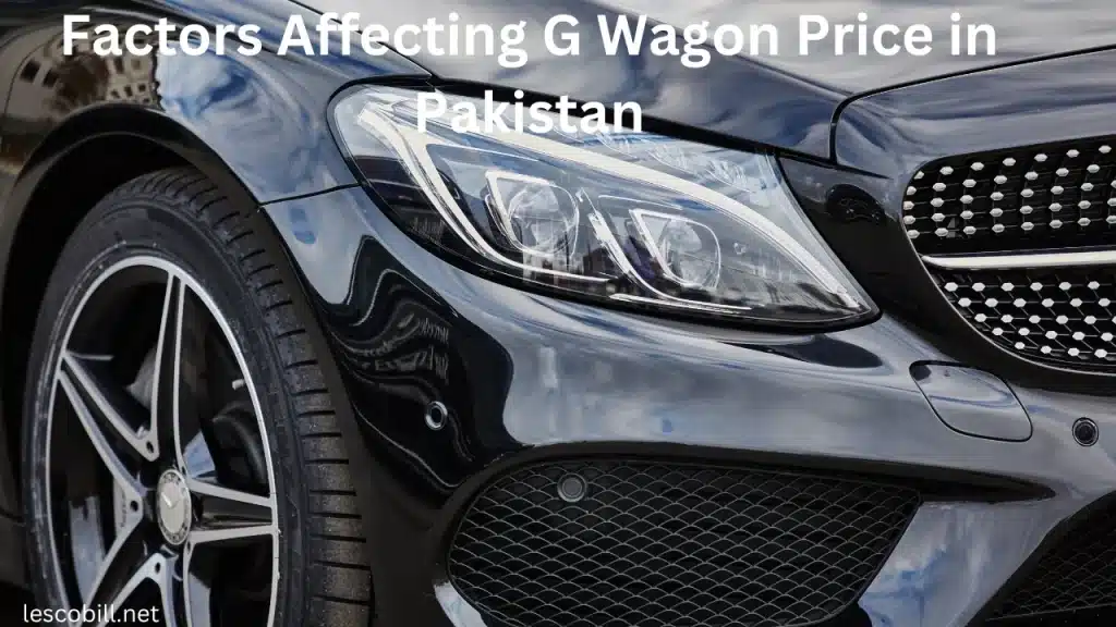 Factors Affecting G Wagon Price in Pakistan