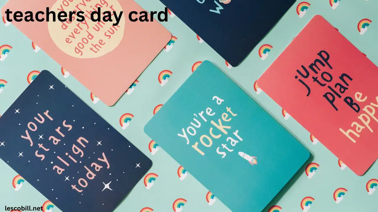 teachers day card